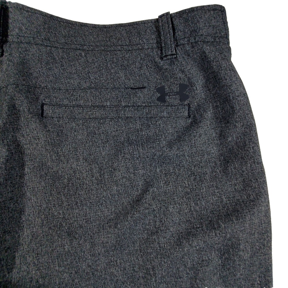 Under Armour Mens 38x30 Golf Dress Pants Gray Performance Stretch Flat Front - Picture 5 of 11